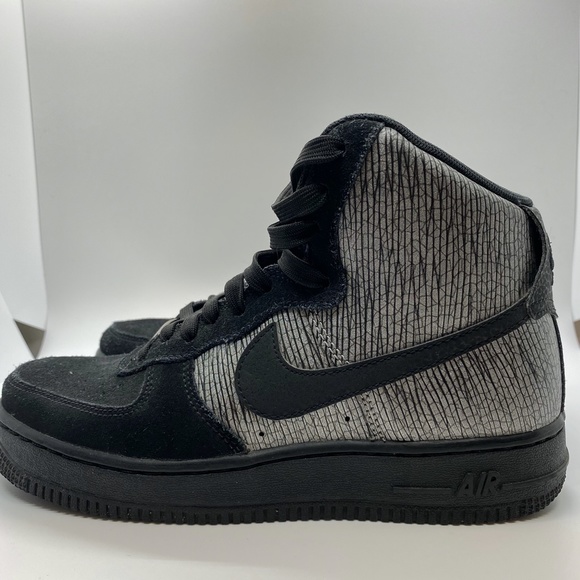Nike Air Force 1 Metallic Silver Crackle size 7 - Picture 5 of 6